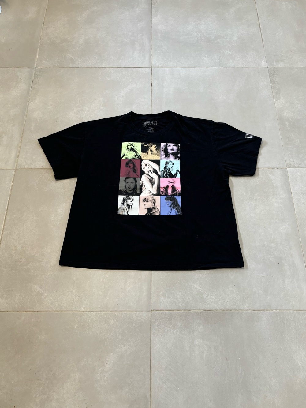 Taylor Swift Black Graphic Pop Art T-Shirt